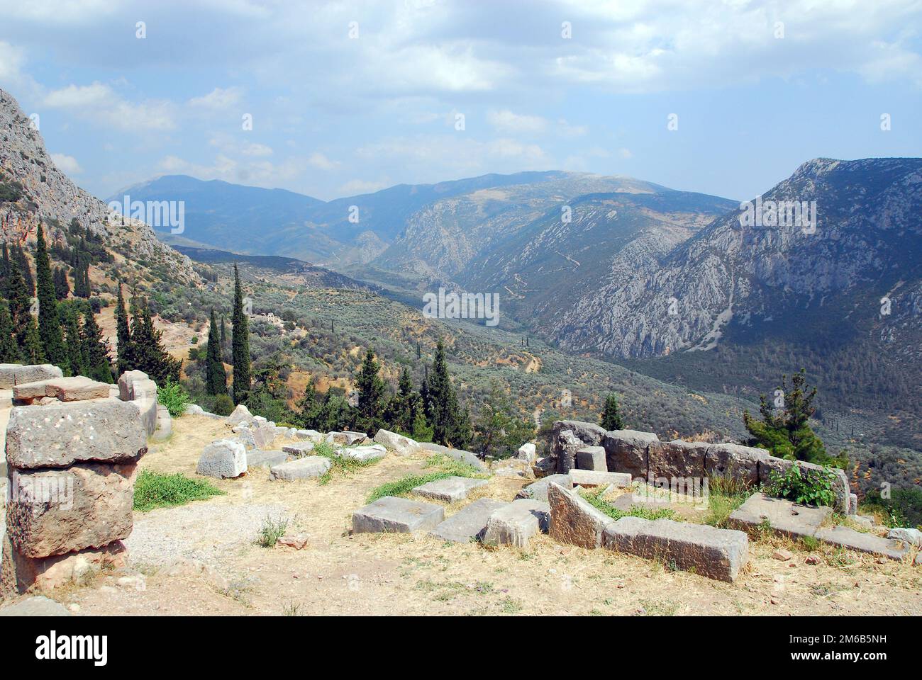 Delphi, ancient sacred precinct, Archaeological Site, Greece, Europe