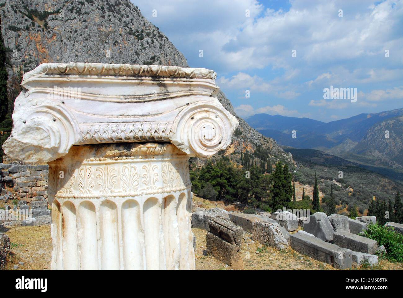Delphi, ancient sacred precinct, Archaeological Site, Greece, Europe