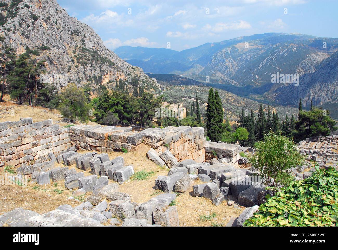 Delphi, ancient sacred precinct, Archaeological Site, Greece, Europe