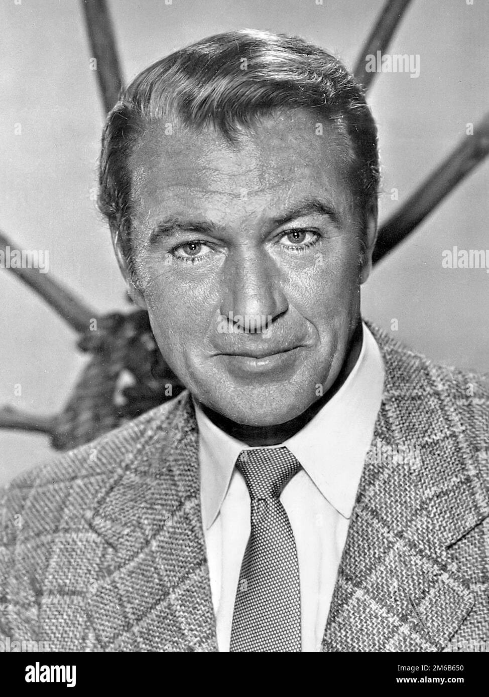 Gary Cooper. Portrait of the American actor, Gary Cooper (b. Frank