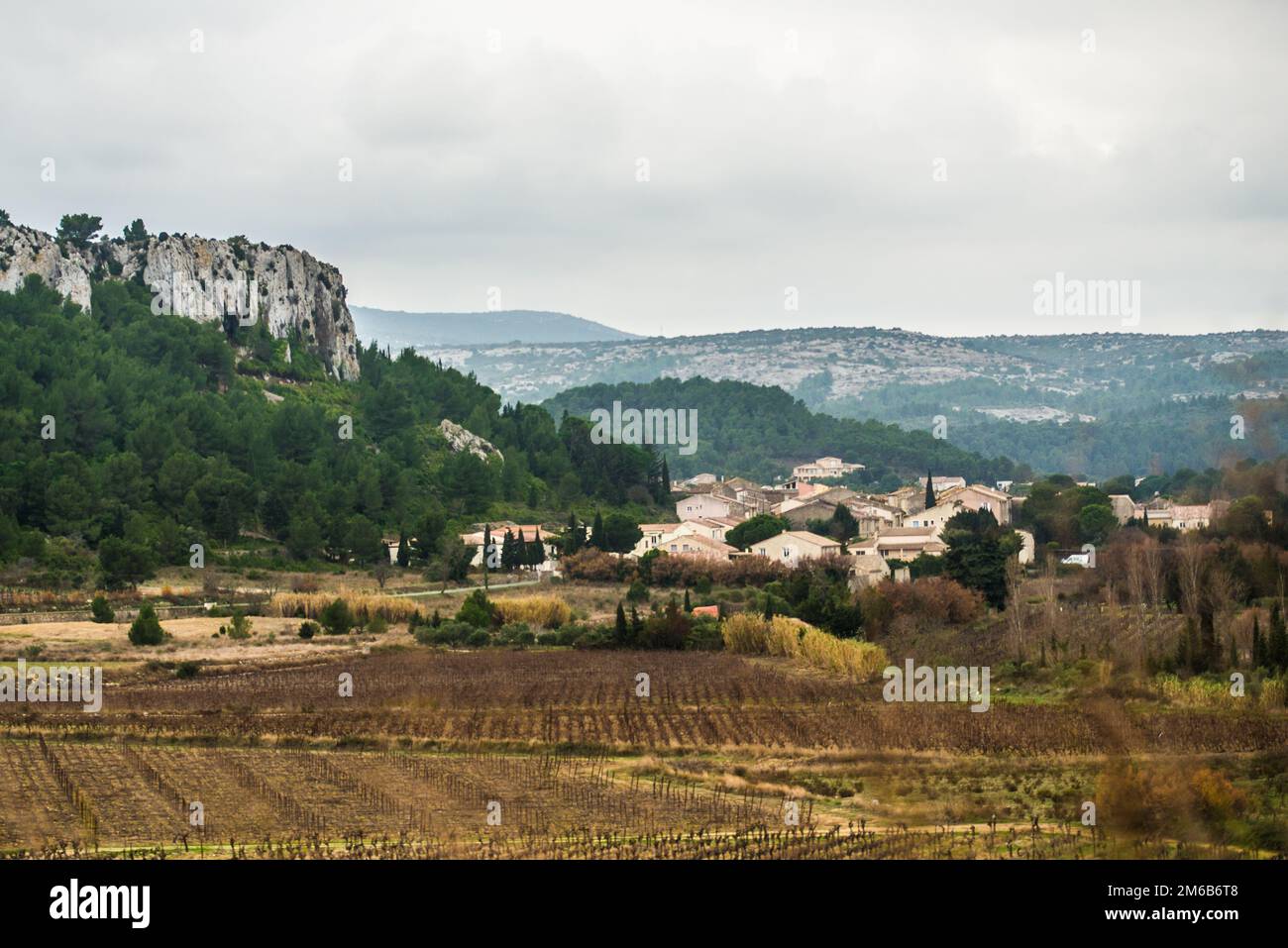 Mining area, provence, France Stock Photo