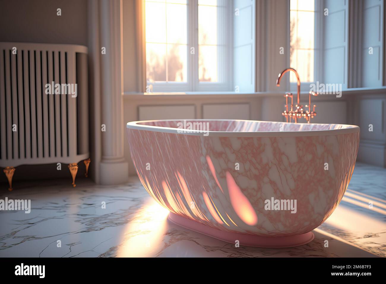 Pink marble bathtub hires stock photography and images Alamy