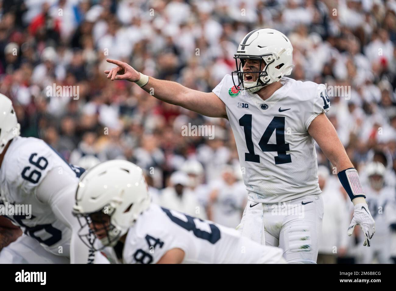 Penn State Nittany Lions quarterback Sean Clifford (14) during the