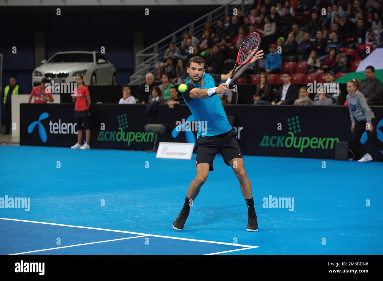 Grigor Dimitrov defeated Monfils in a demonstrative match in Arena ...