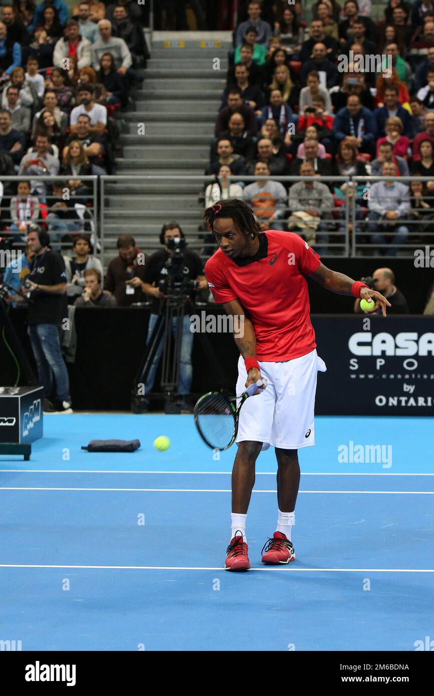 Grigor Dimitrov defeated Monfils in a demonstrative match in Arena ...