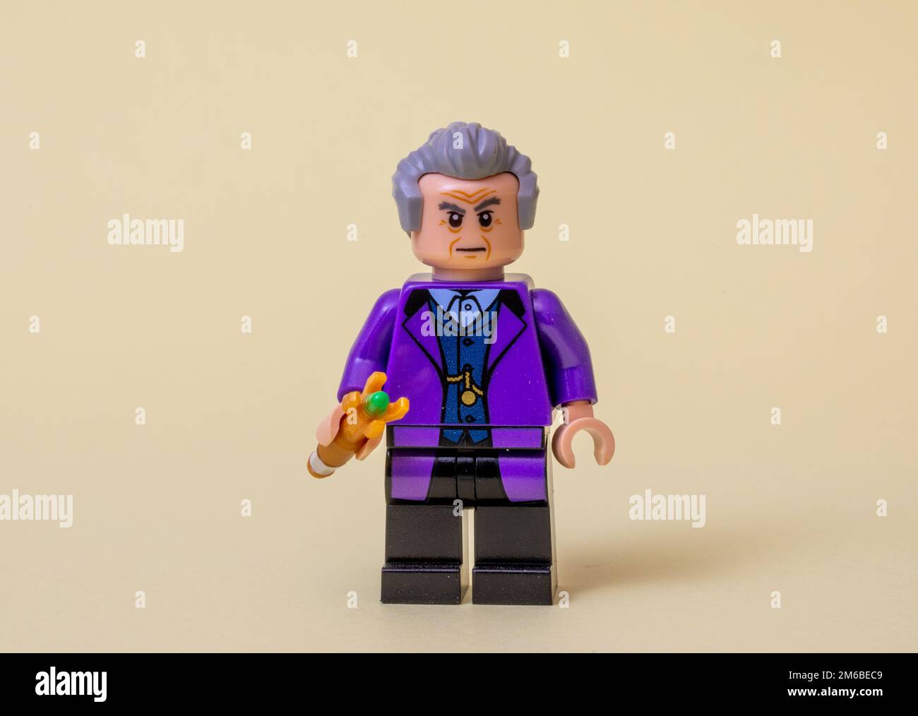 The Lego of the eleventh doctor Lego from BBC's Dr Who Stock Photo - Alamy