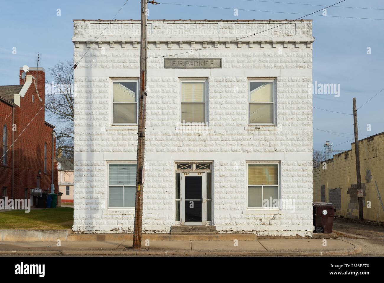 Toulon, Illinois United States January 2nd, 2023 Downtown building