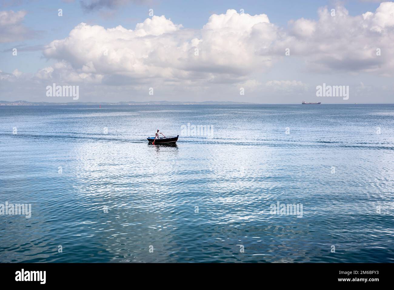 Small fishing boat anchor hi-res stock photography and images - Alamy