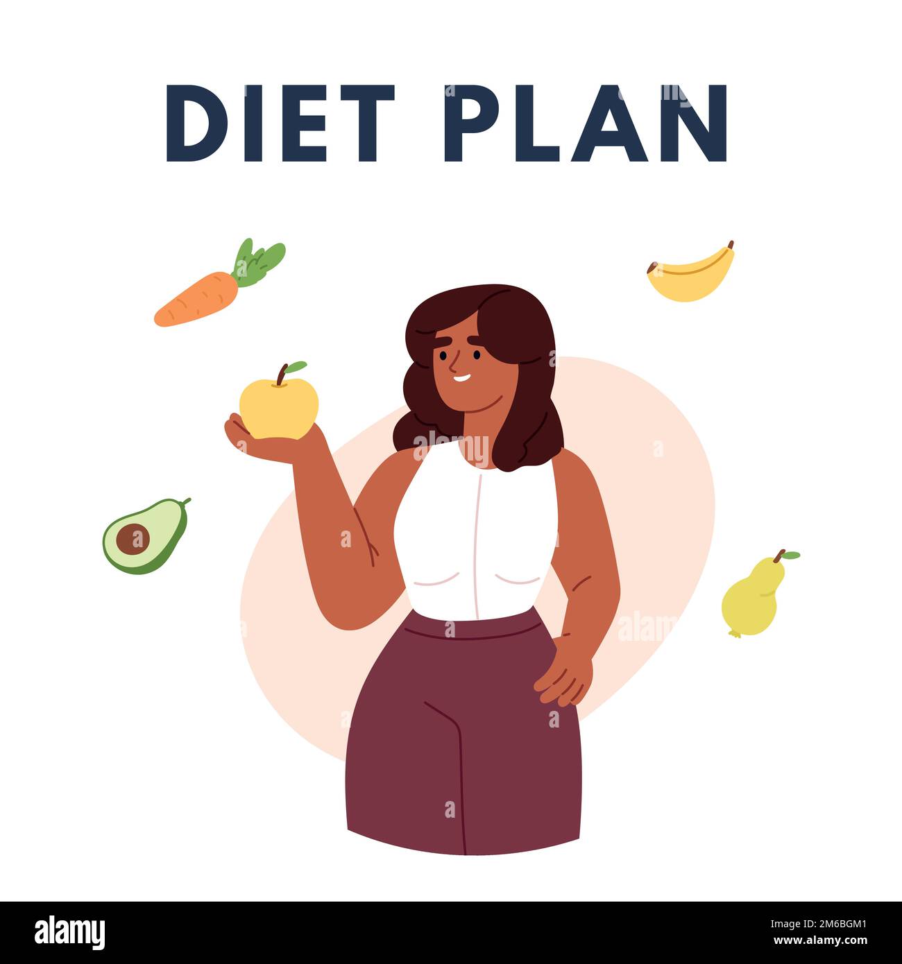 Healthy eco diet plan. Fresh organic vegetable. Proper nutrition