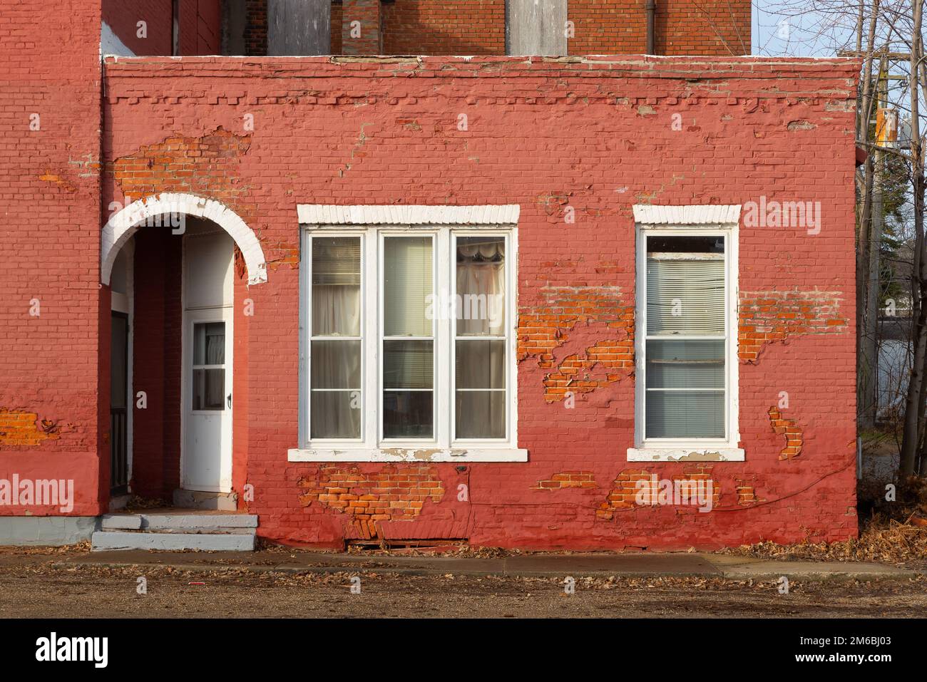Exterior of downtown buildings in Toulon, Illinois, USA Stock Photo Alamy