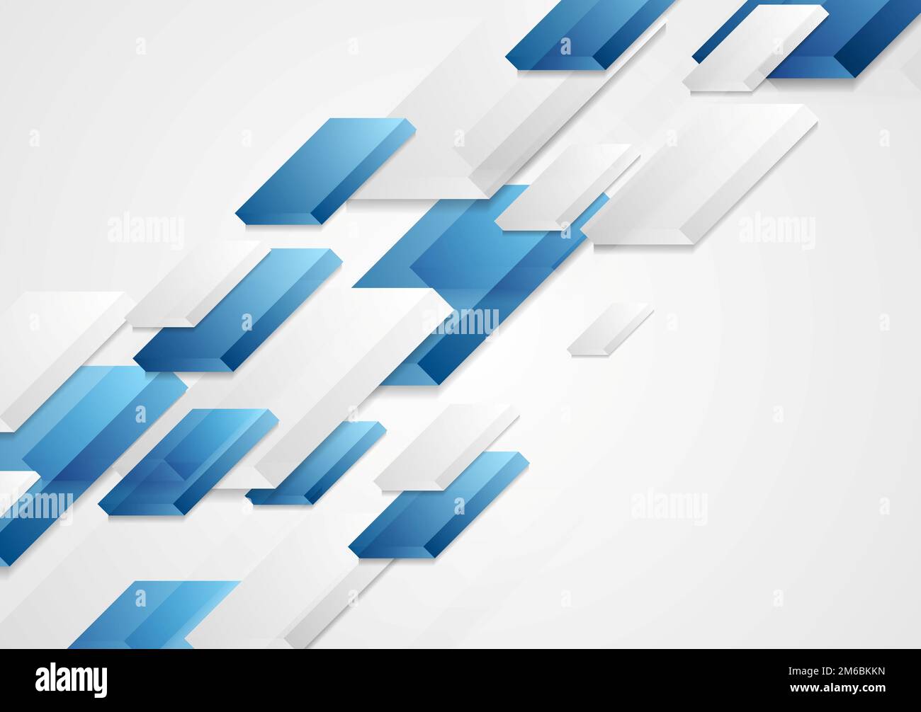 Abstract bright corporate tech 3d shapes background Stock Photo - Alamy