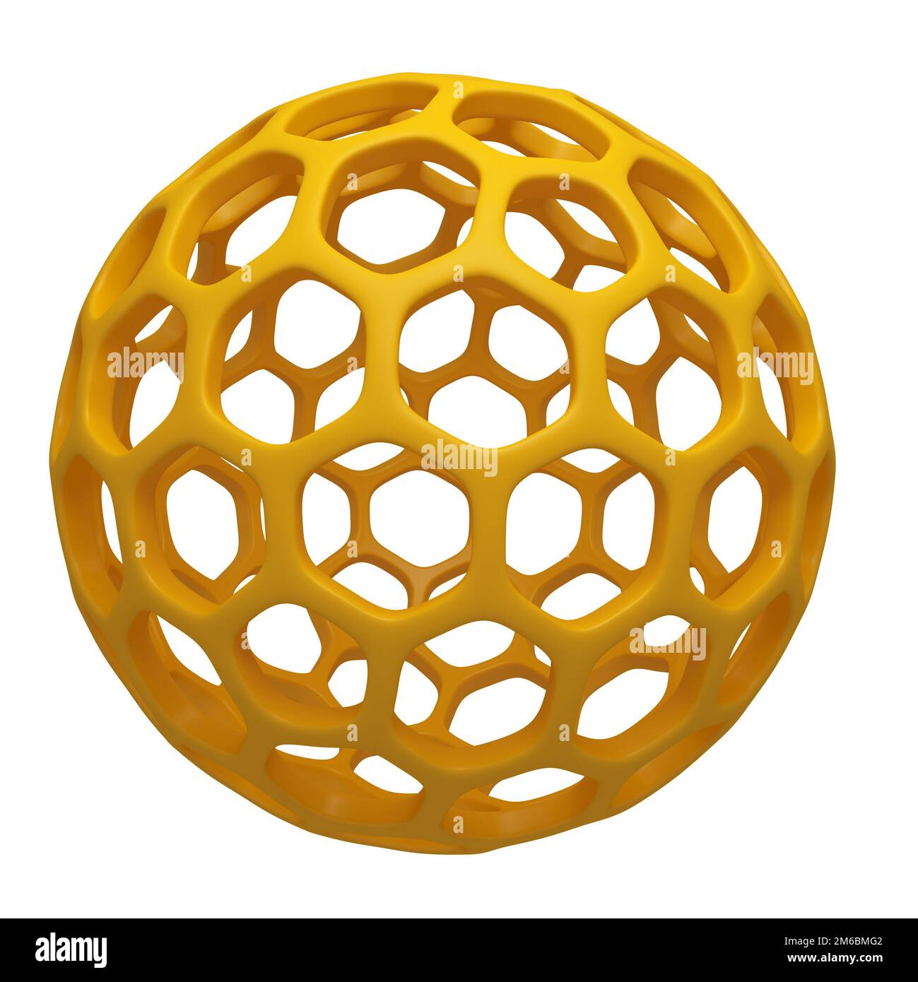 Abstract polygonal sphere of information, 3d sign, geometry element ...