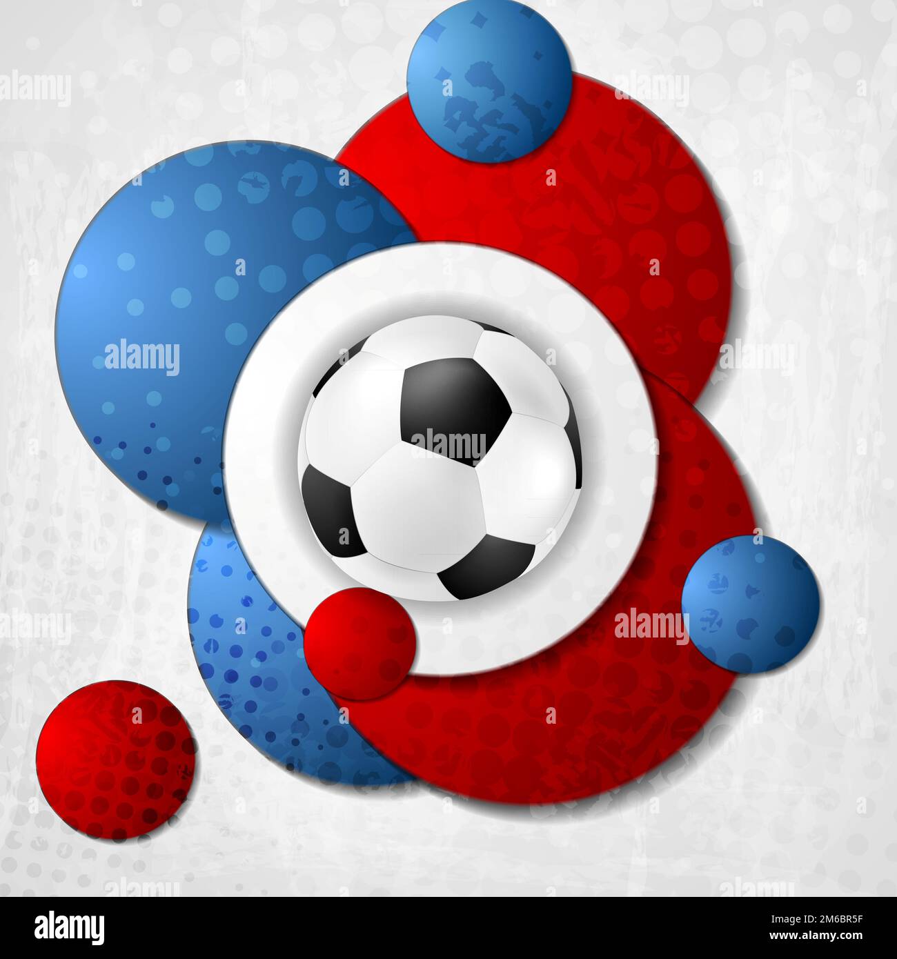 European Football Championship in France design Stock Photo