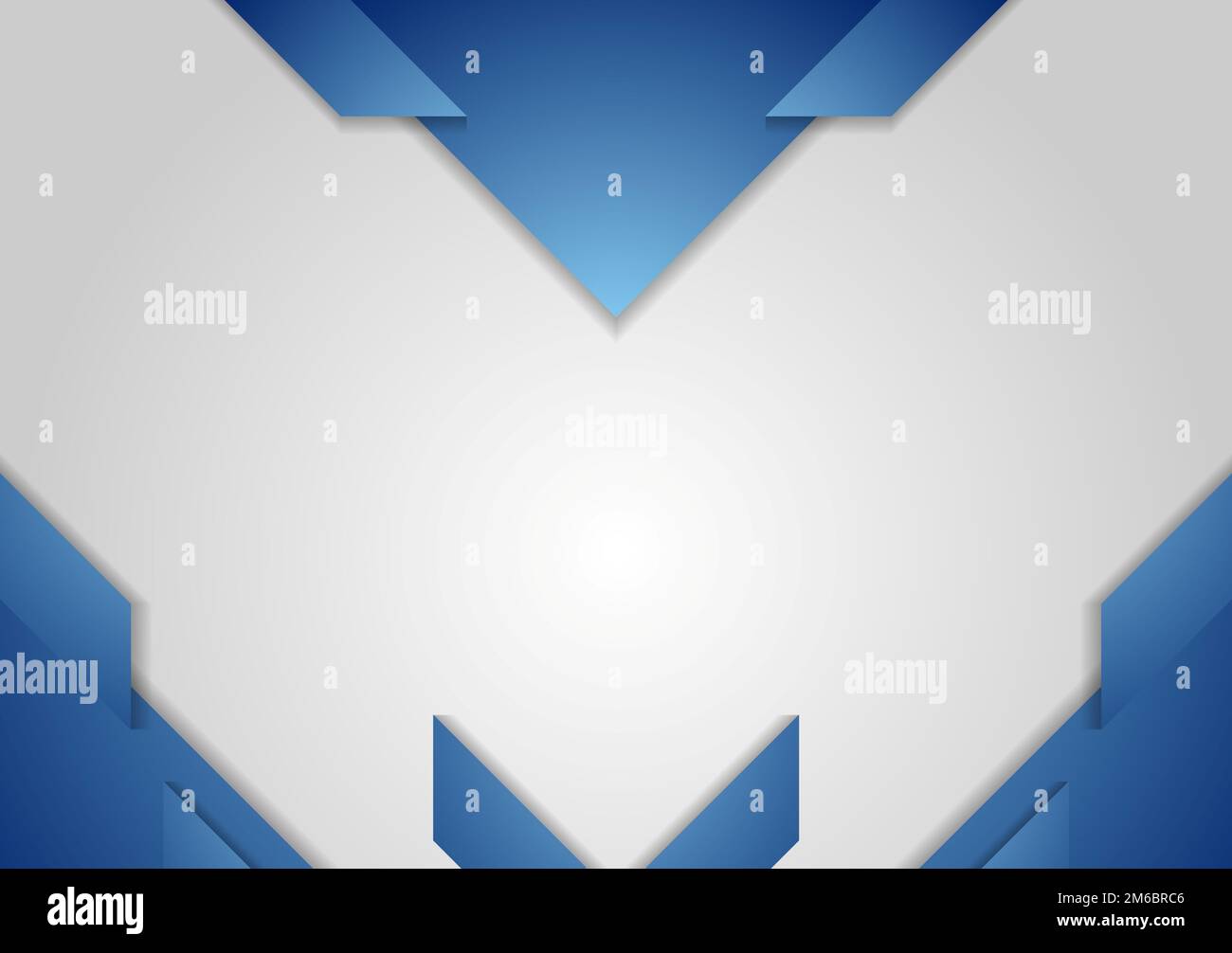 Abstract grey blue technology geometric background Stock Photo