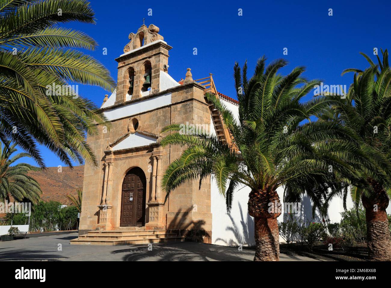 Nuestra Senora de la Pena church near Betancuria village, Fuerteventura ...