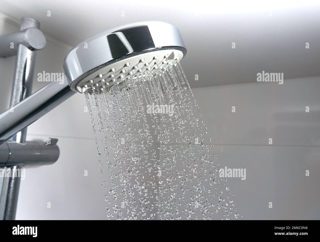 Water drops in a shower Stock Photo Alamy