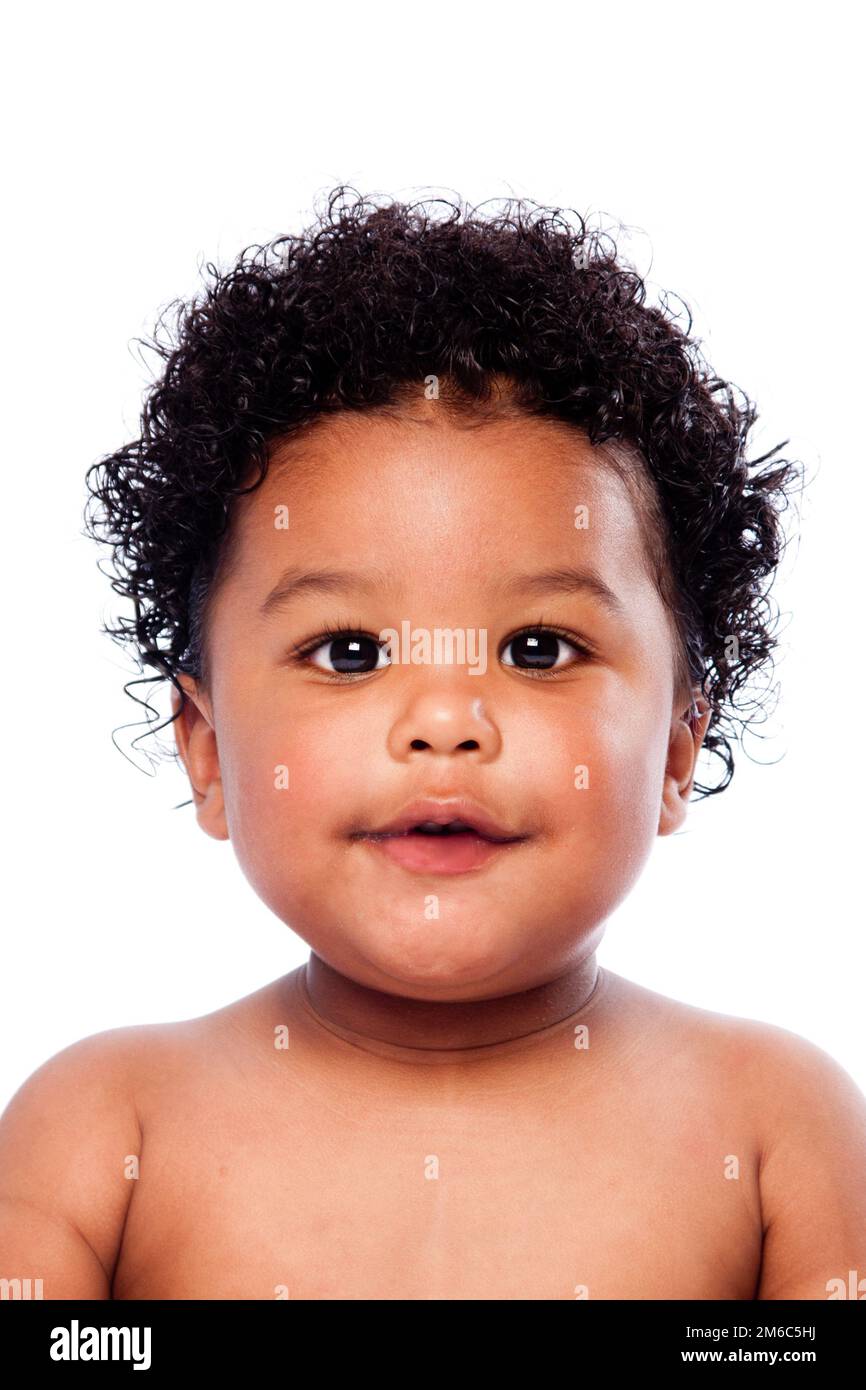 Baby curly hair hi-res stock photography and images - Alamy