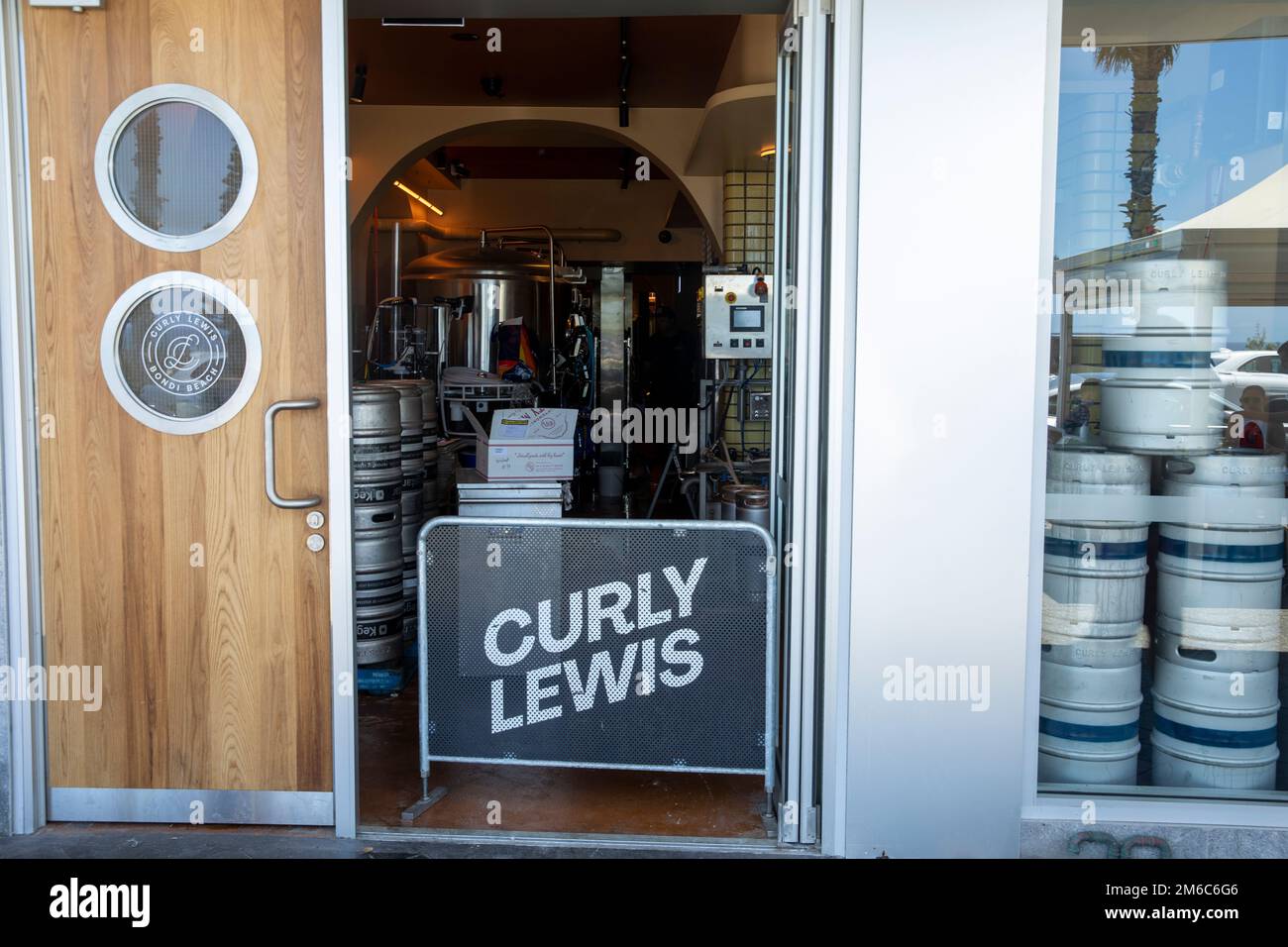 Curly Lewis brewery and bar on Campbell Parade in Bondi Beach suburb of Sydney,eastern suburbs