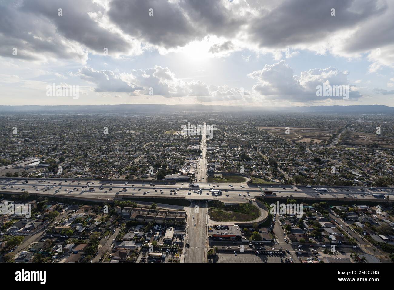 Earthquake near van nuys los angeles