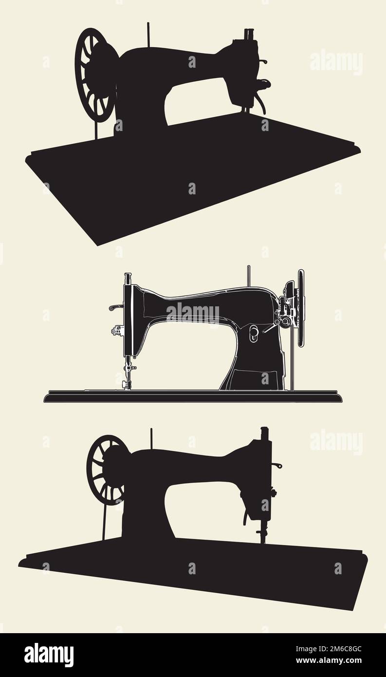 Singer Sewing Machine Vector Stock Vector