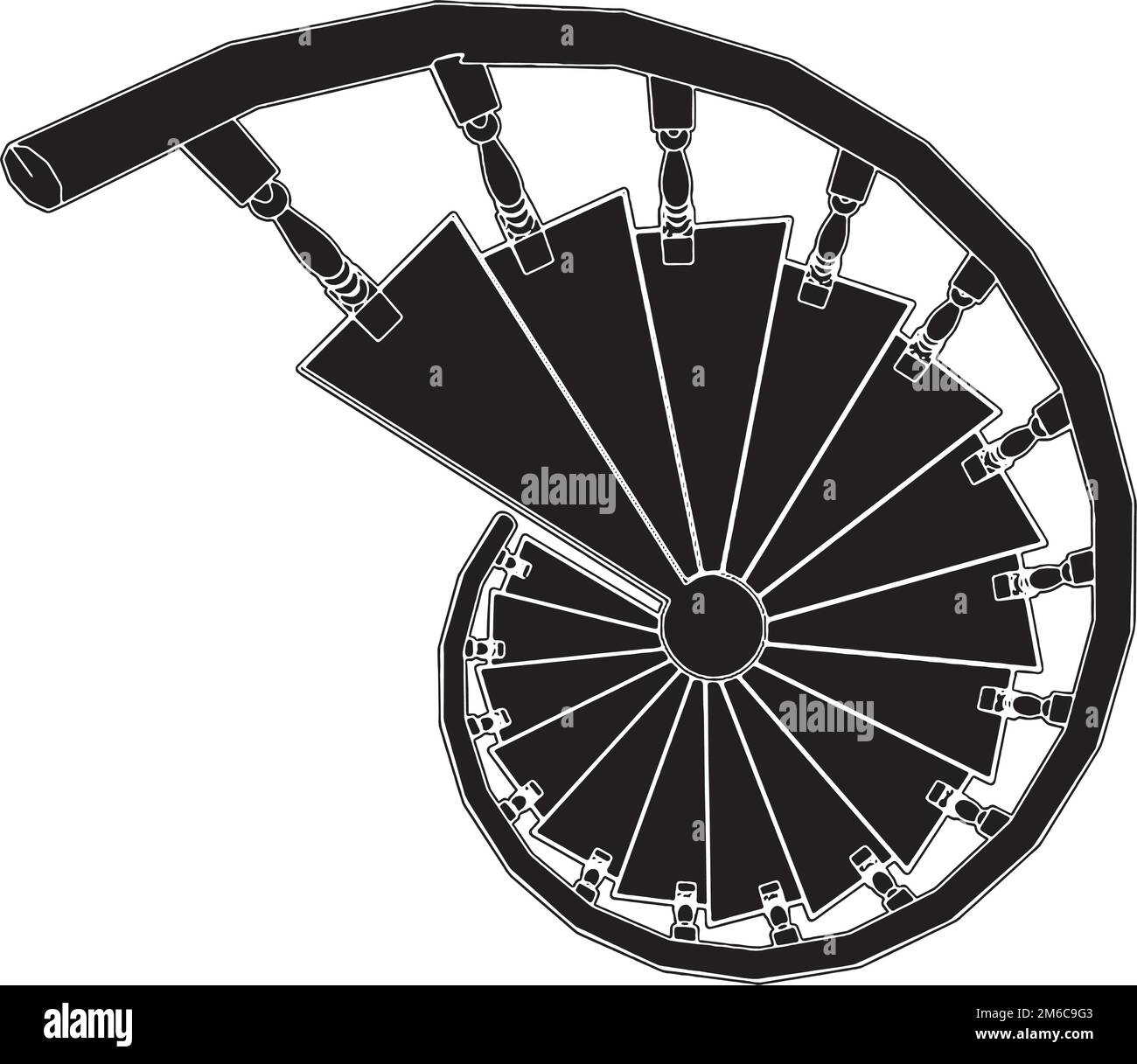 Spiral Staircase Vector Stock Vector Image Art Alamy spiral-staircase-vector-stock-vector-image-art-alamy