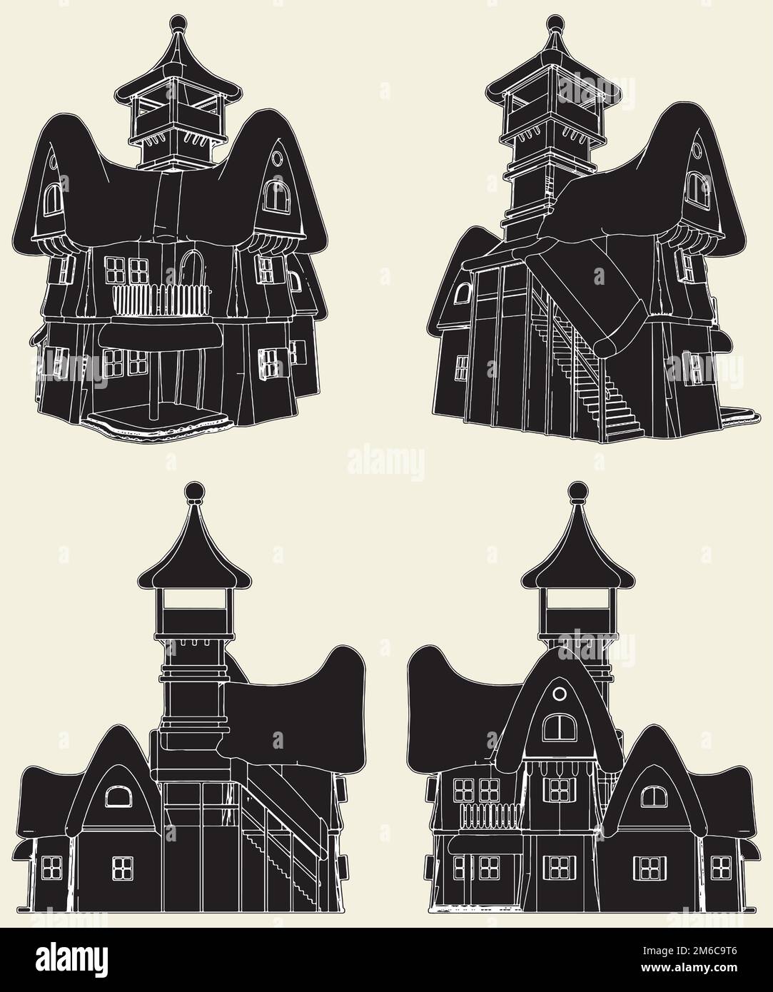 Fairy House Vector Stock Vector Image & Art Alamy