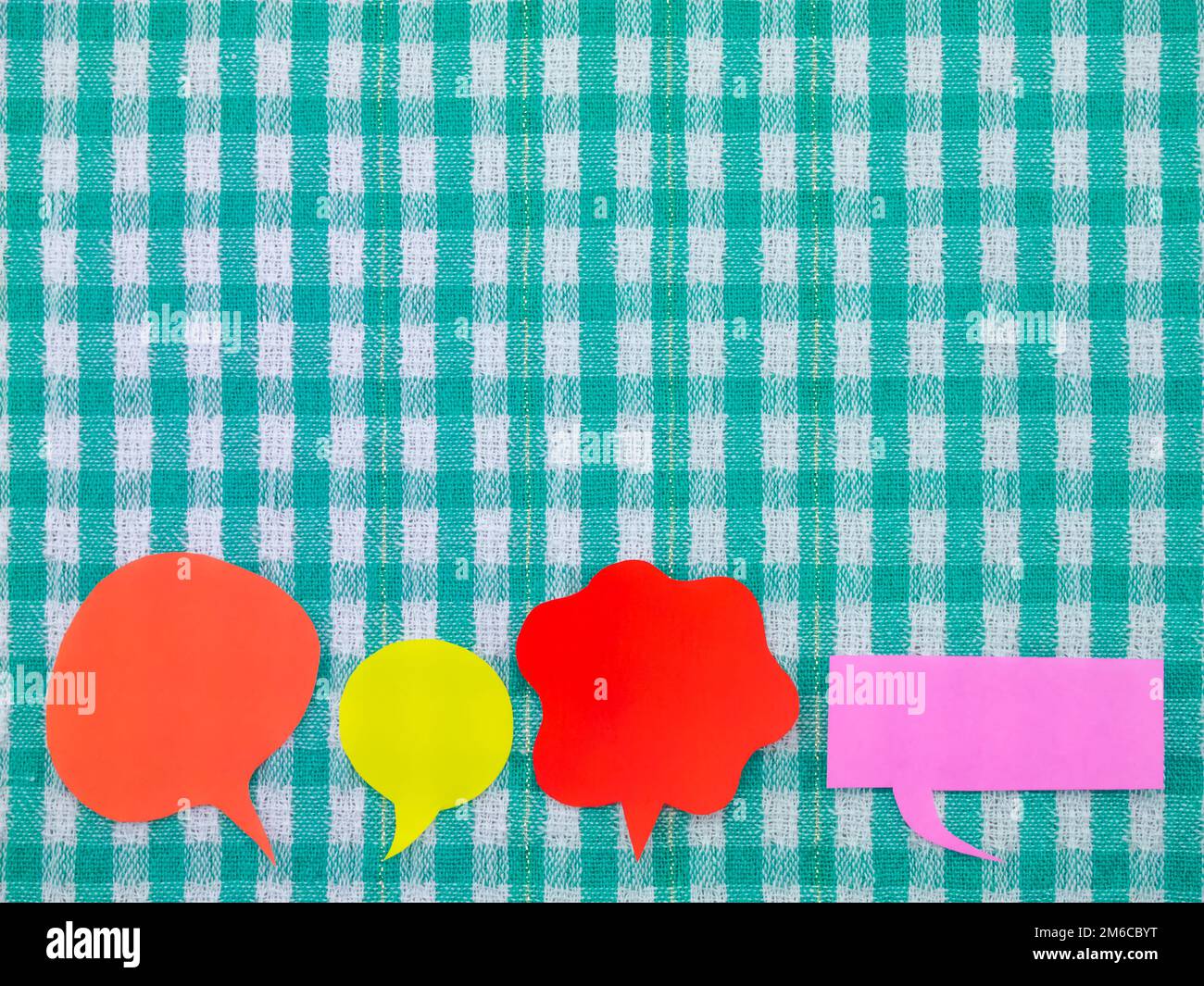 Colorful Balloons (Green Fabric Background Stock Photo - Alamy