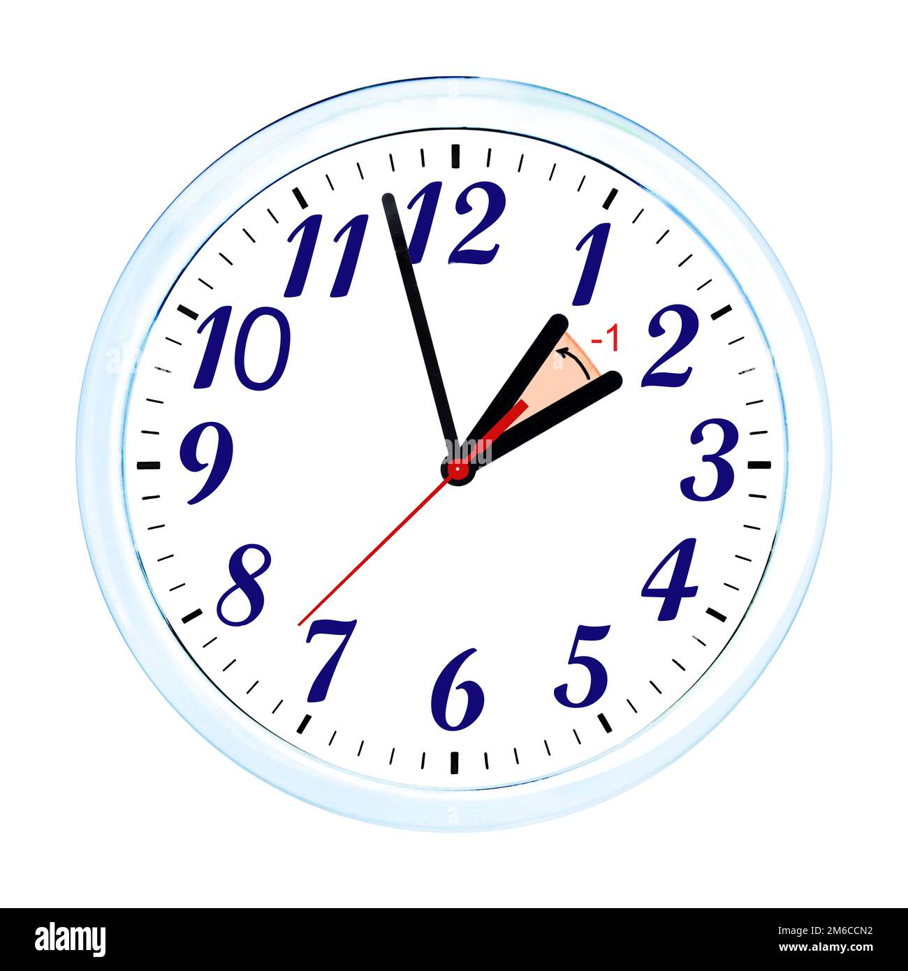 Daylight Saving Time. USA time zone 2017. Stock Photo