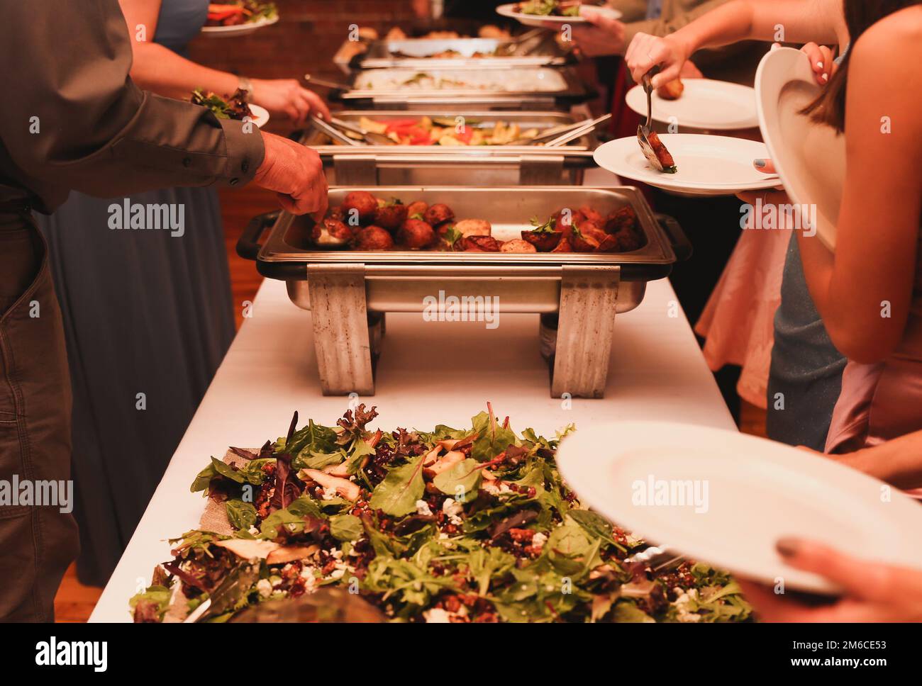 wedding food buffet style catering eating at reception happy meal and