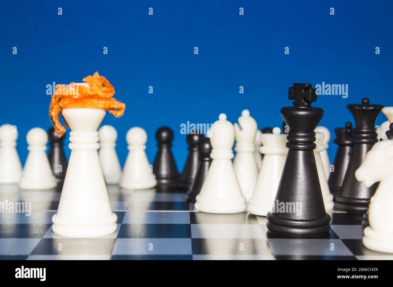Chess as a policy Stock Photo