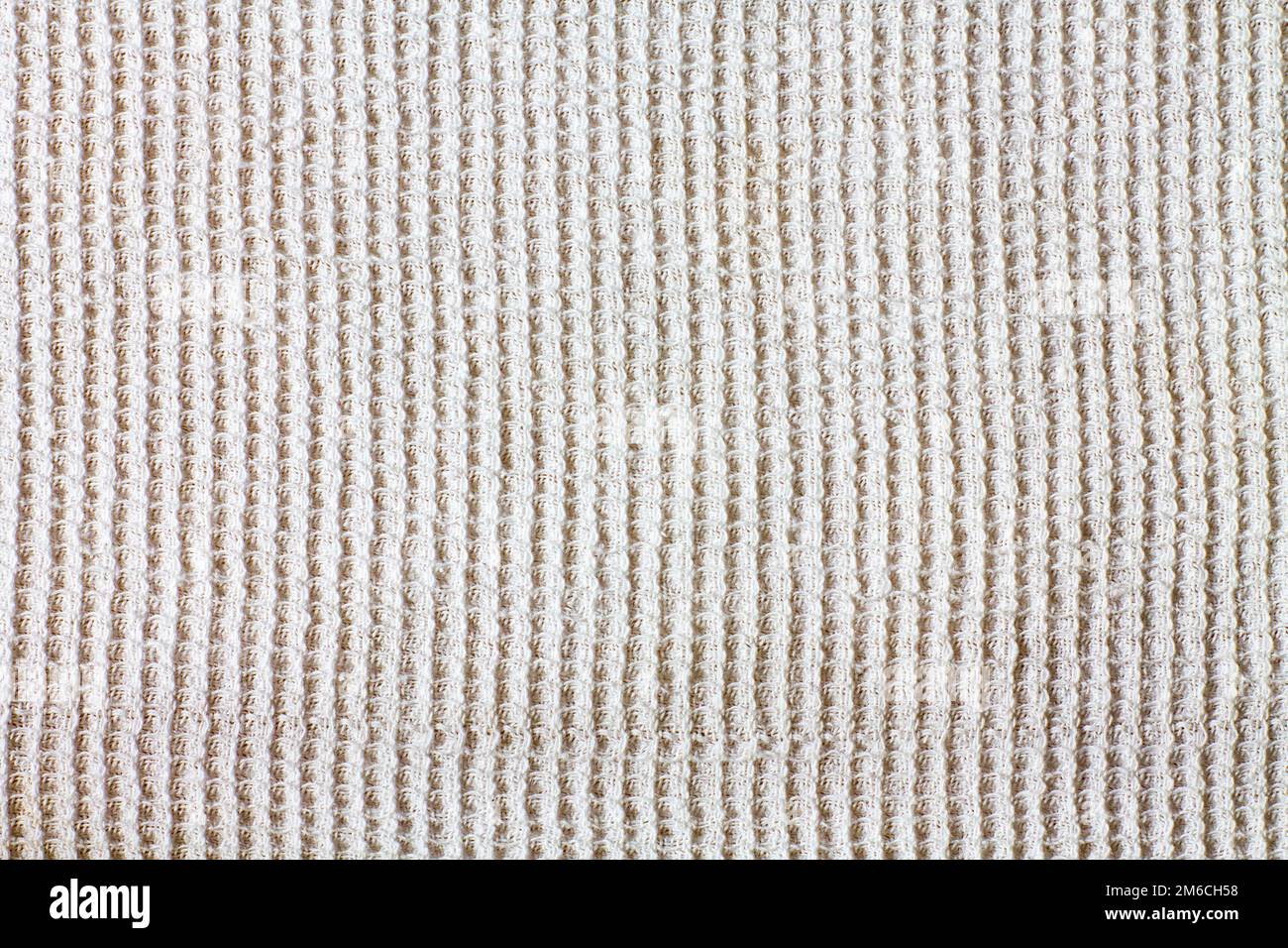 Texture of white cotton fabric Stock Photo