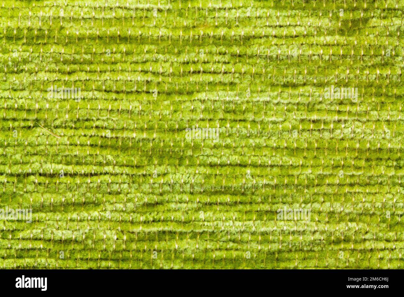 Texture of green synthetic fabric Stock Photo