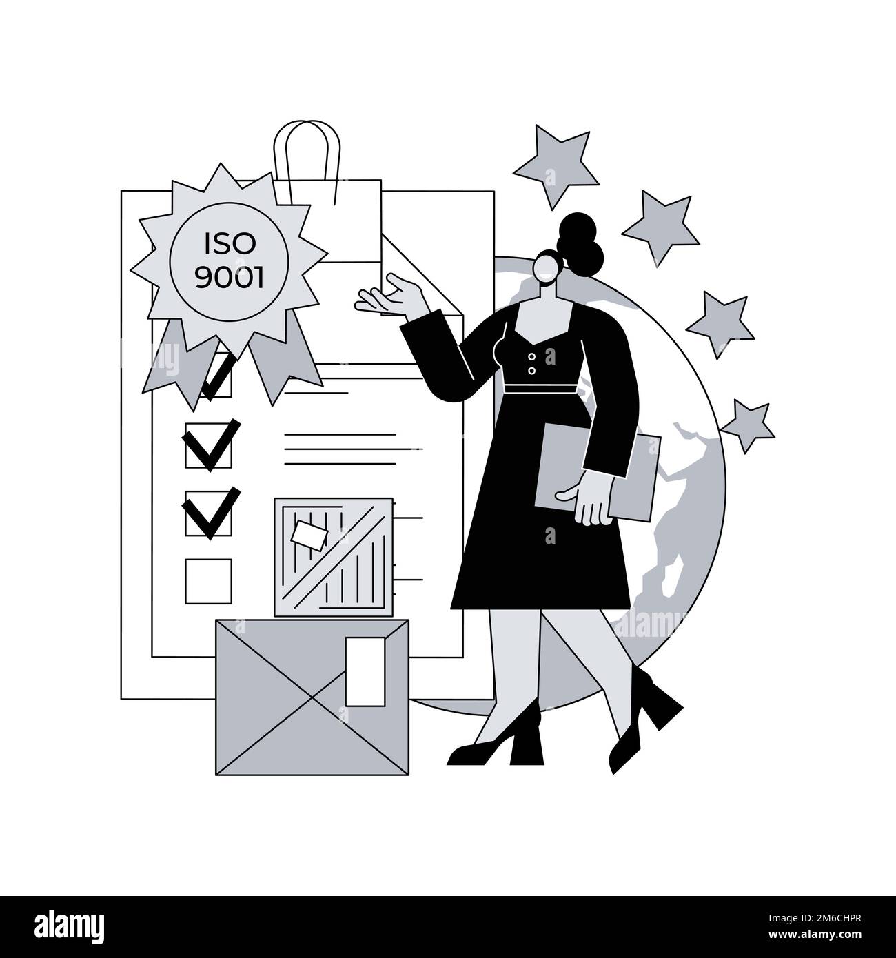 Product quality abstract concept vector illustration. Product