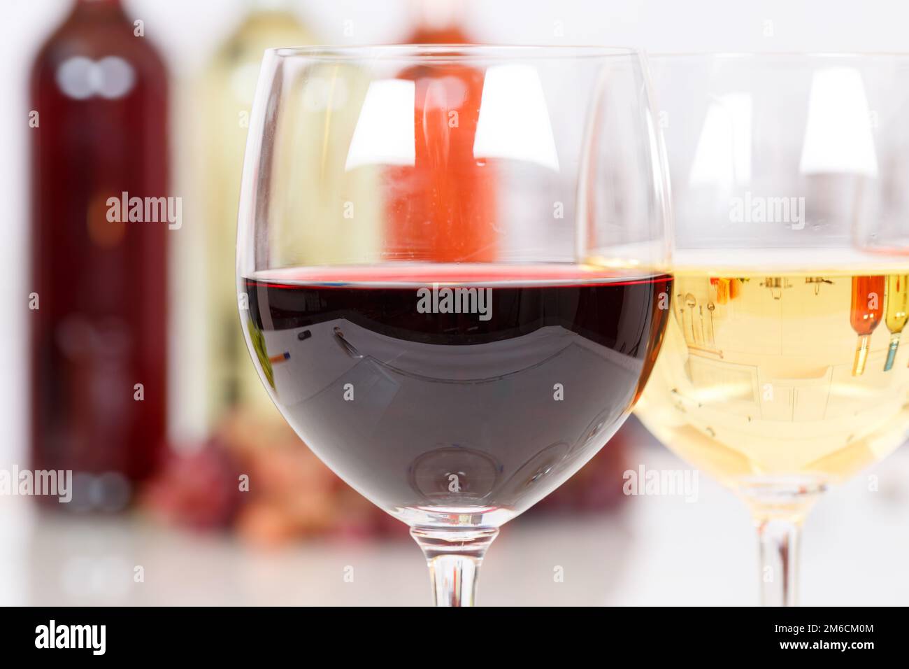 Wine red red wine in glass bottle Stock Photo