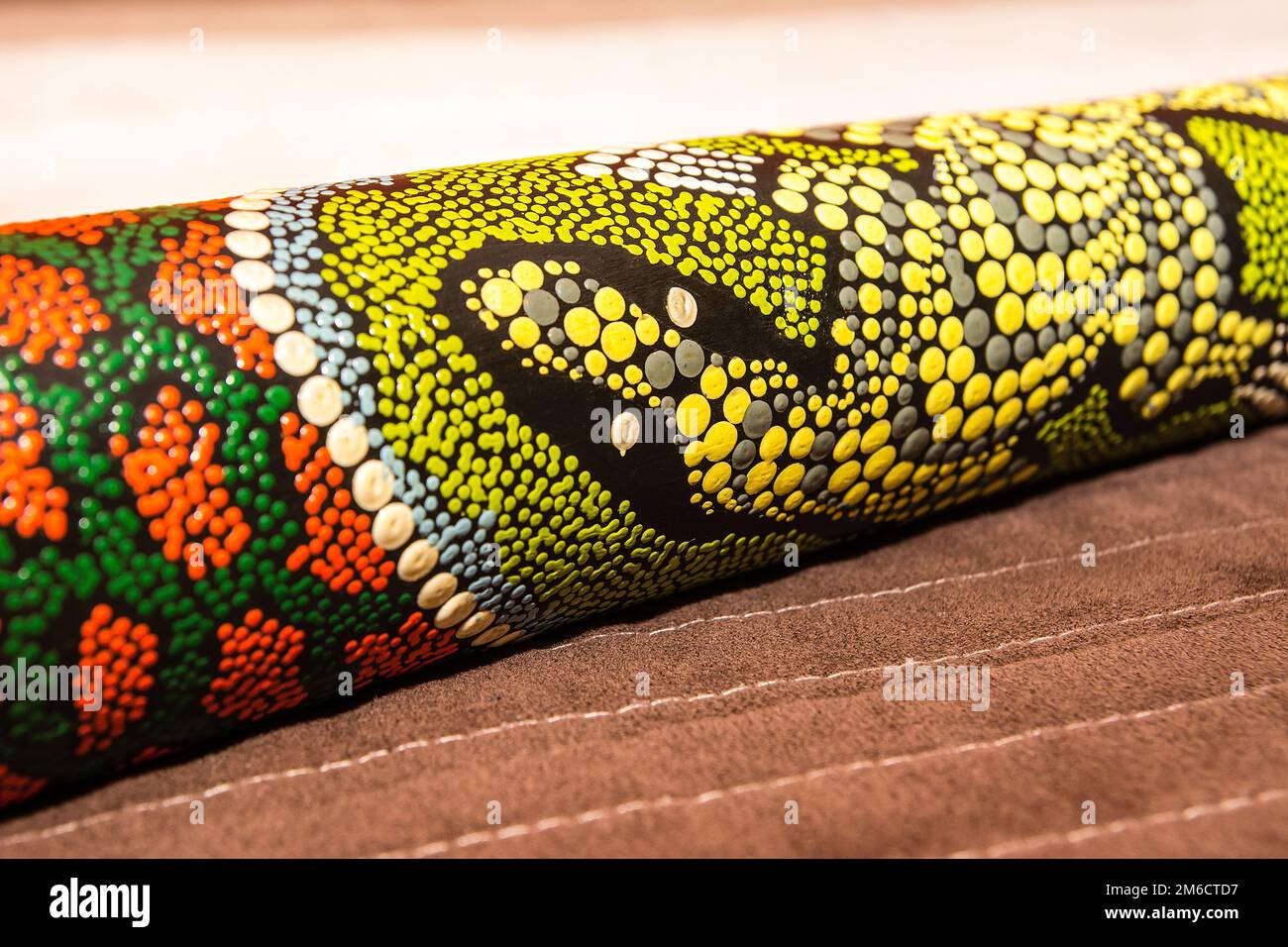 Didgeridoo traditional aboriginal music instrument from Australia