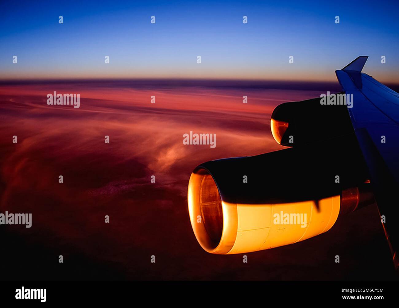 Airplane wing top view hi-res stock photography and images - Alamy