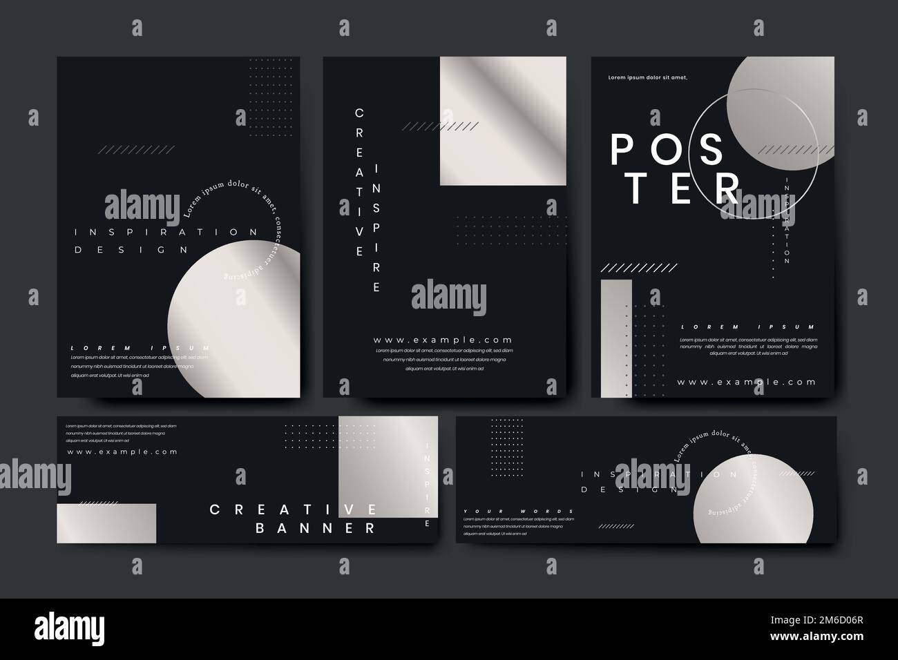 Minimal printable layout Stock Vector Images Alamy