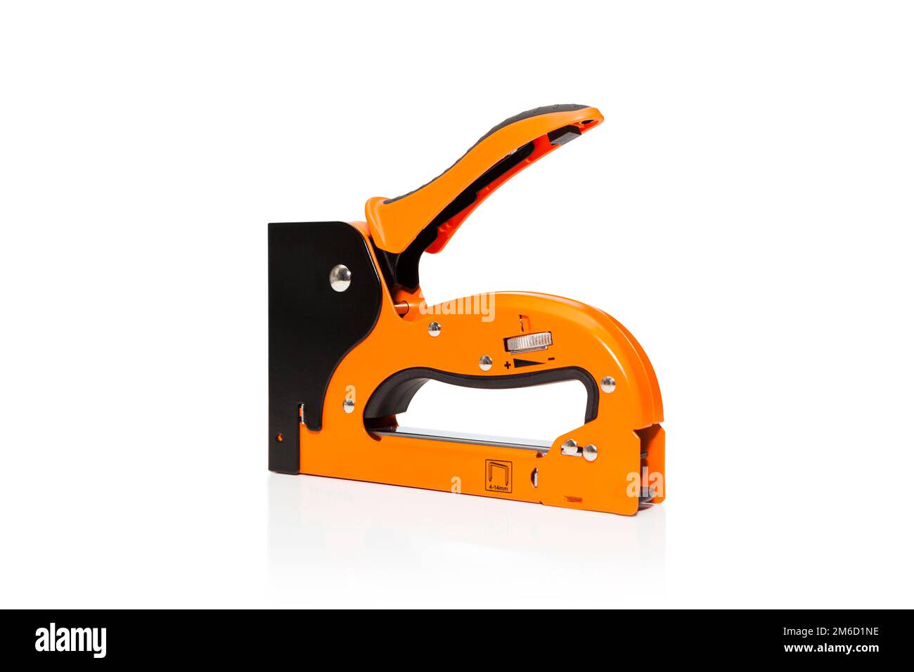 Industrial stapler isolated on white Stock Photo Alamy