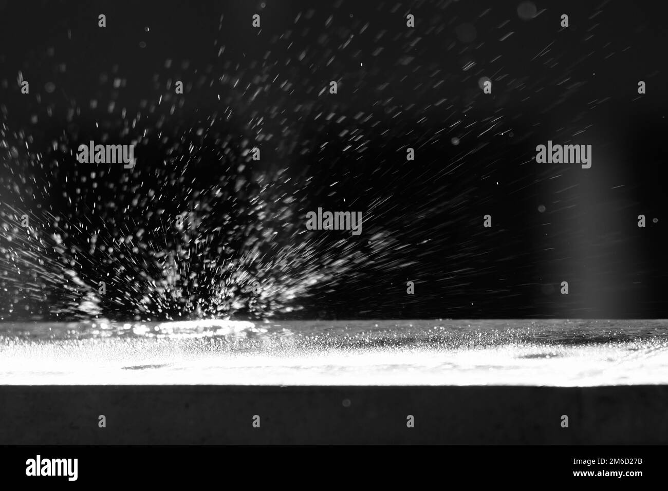Person falling into water Black and White Stock Photos & Images - Alamy