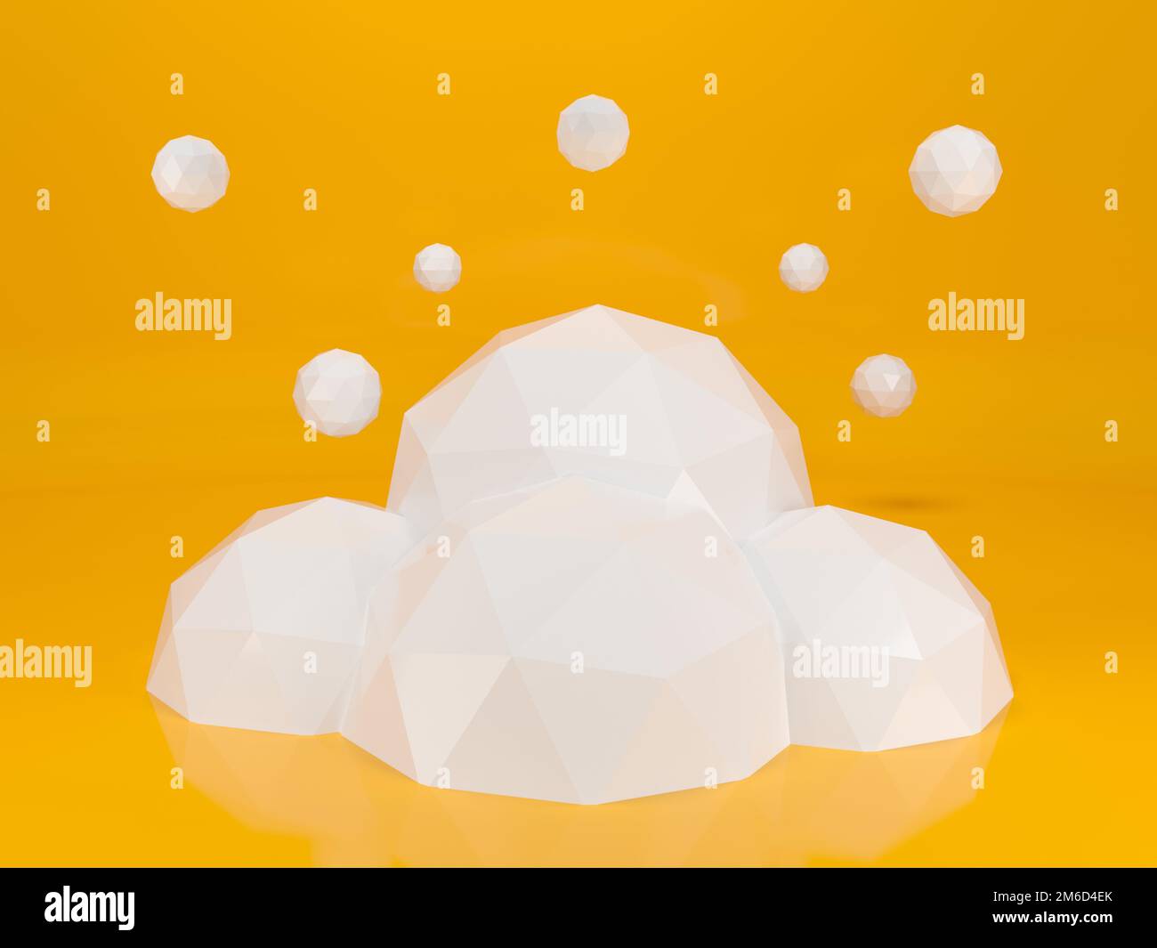 Creative cloud background for your business. 3d illustration Stock ...