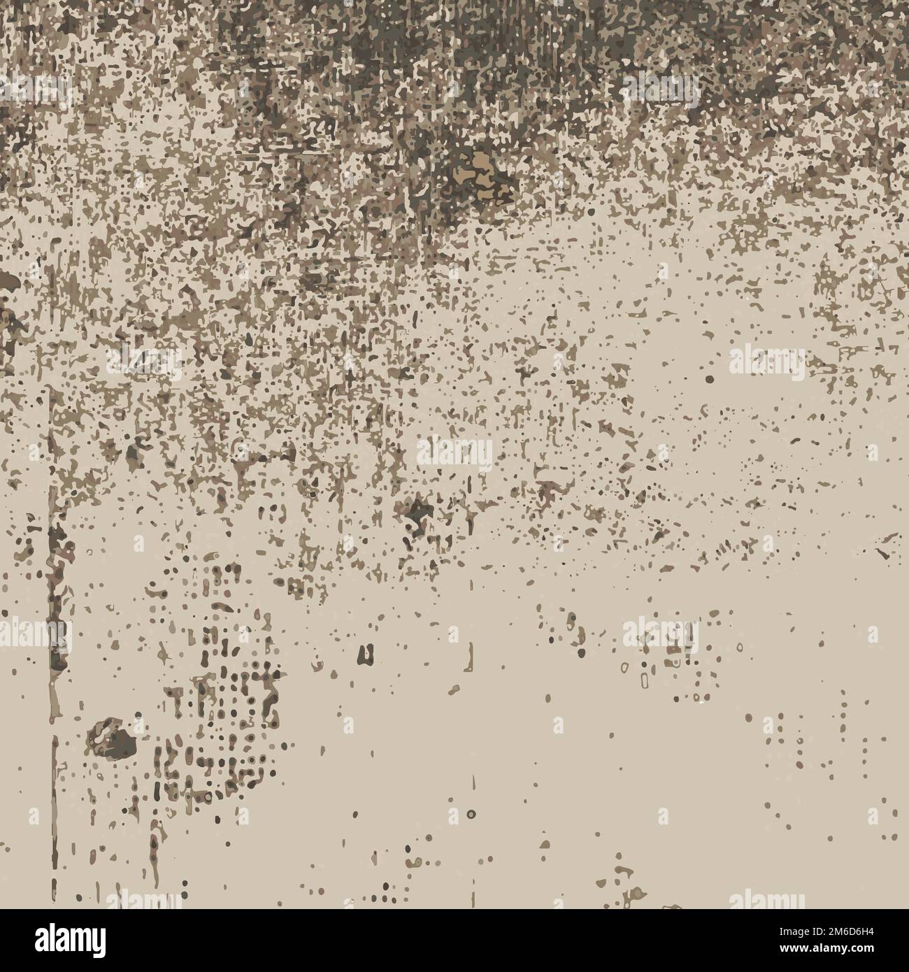 Grunge beige distressed textured background Stock Vector