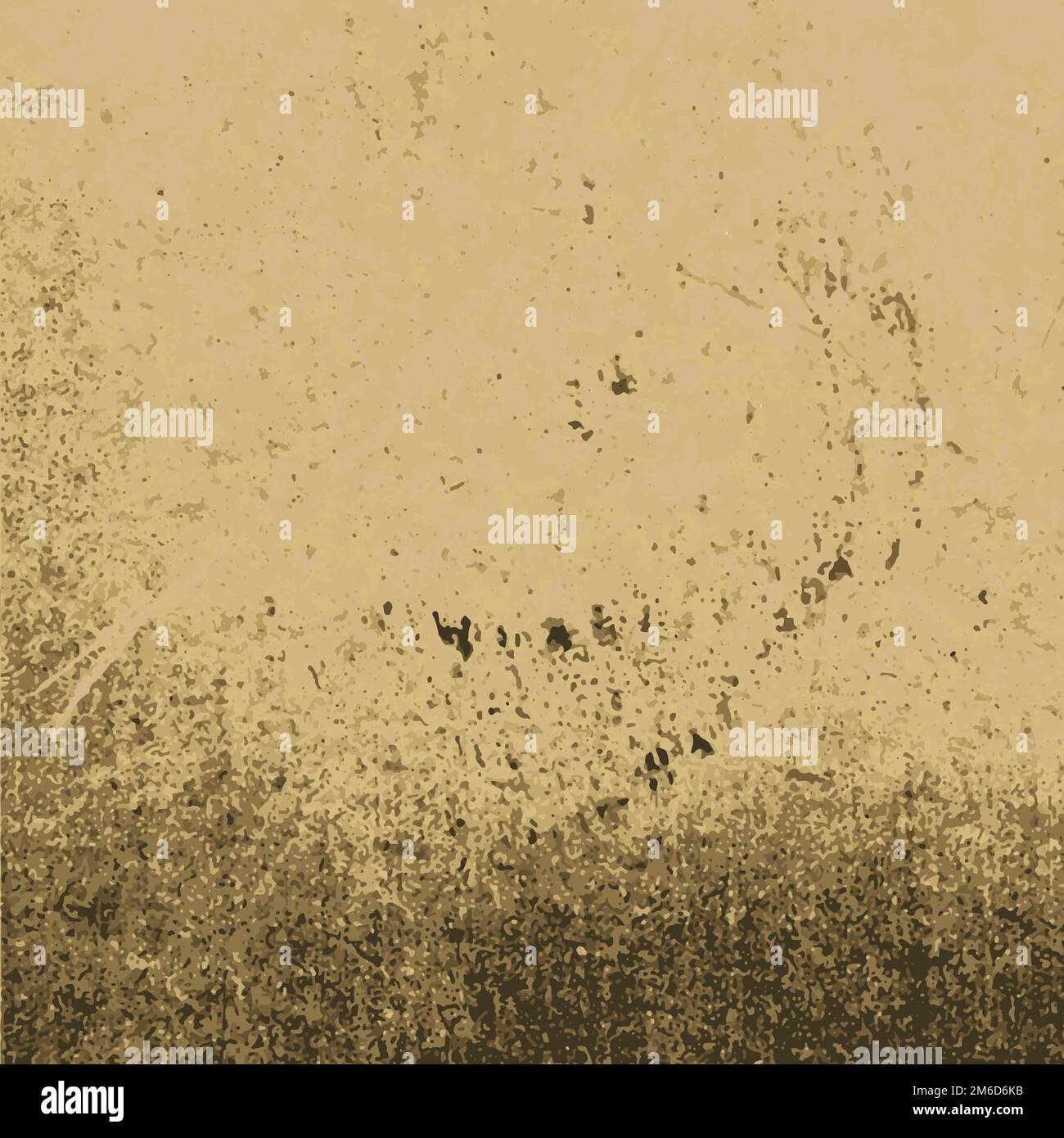Grunge yellow distressed textured background Stock Vector