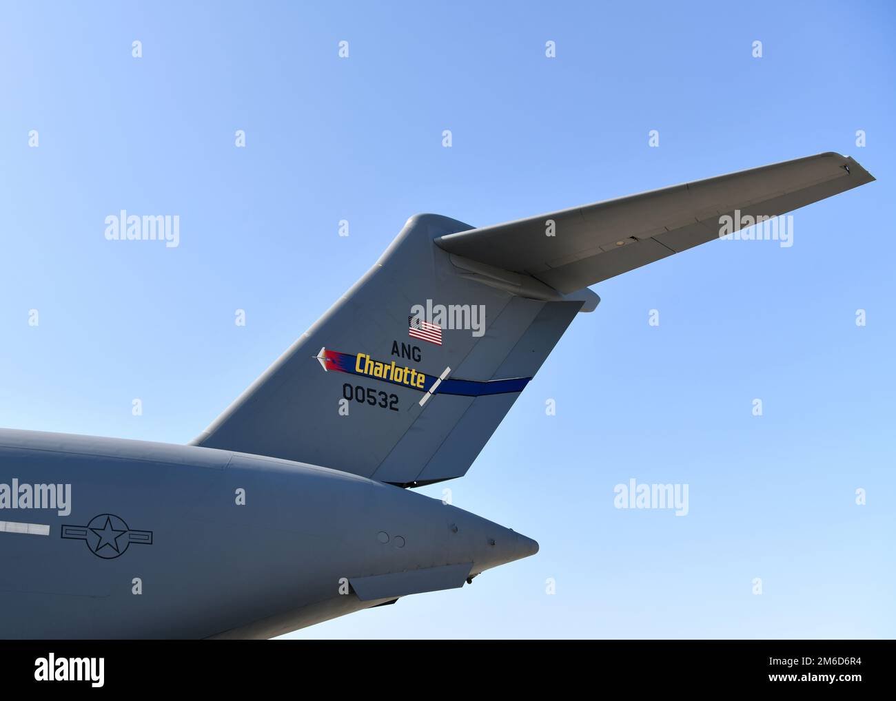 A C-17 Globemaster III from the 145th Airlift Wing in Charlotte, North ...