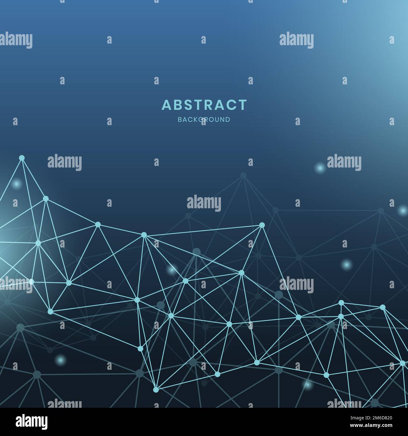 Blue neural texture abstract vector Stock Vector