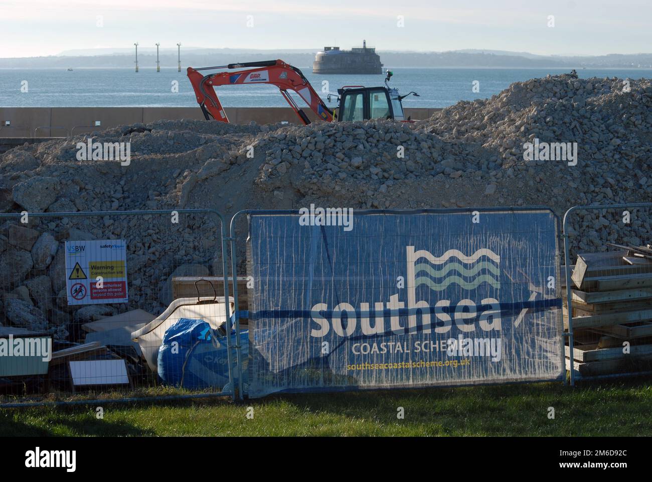 Southsea coastal scheme sign hi-res stock photography and images - Alamy