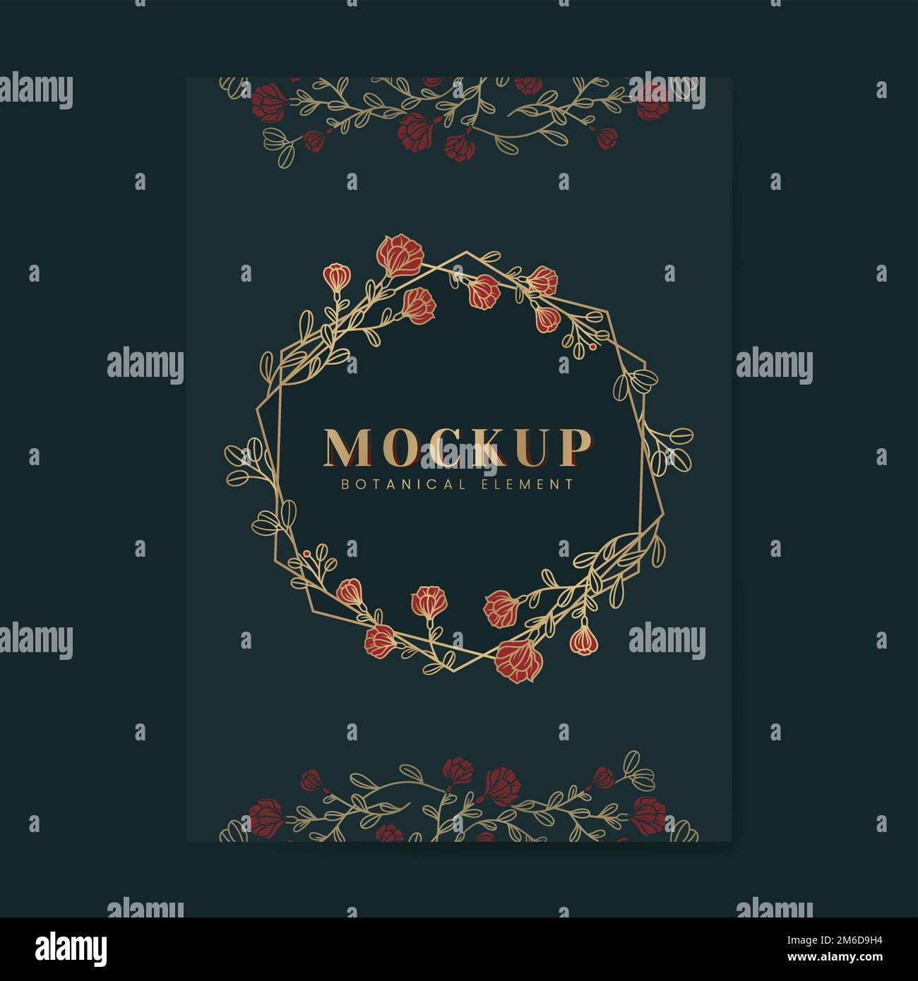 Frame decorated with flowers vector Stock Vector Image & Art - Alamy