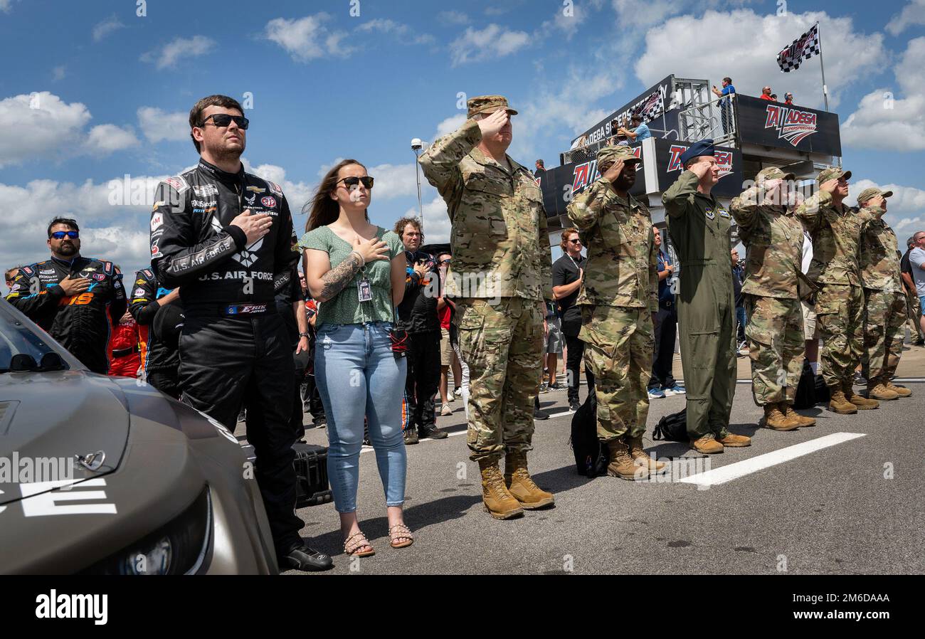 Nascar driver erik jones lt gen tony bauernfeind us special