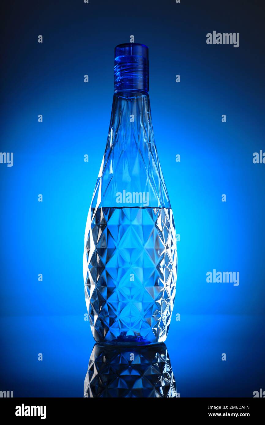 Clean and Pure Mineral Drinking Water in a Blue Bottle Stock Photo Alamy