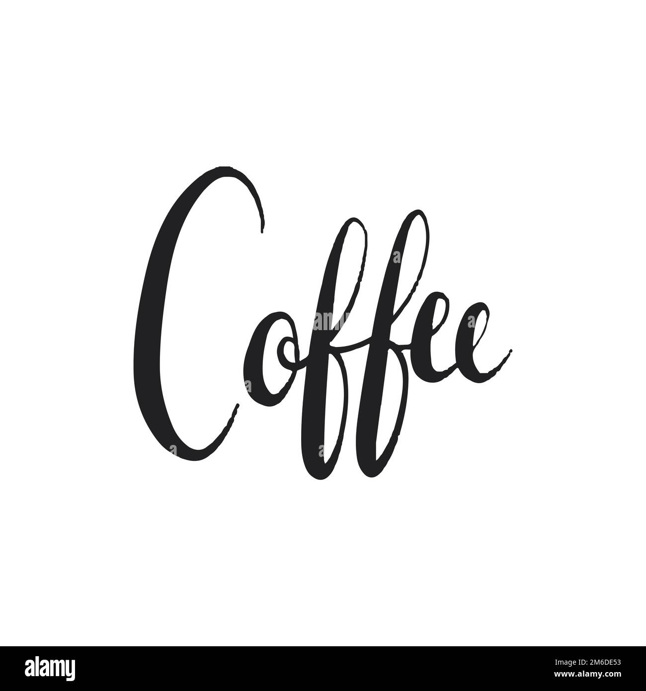 Coffee typography word style vector Stock Vector Image & Art - Alamy