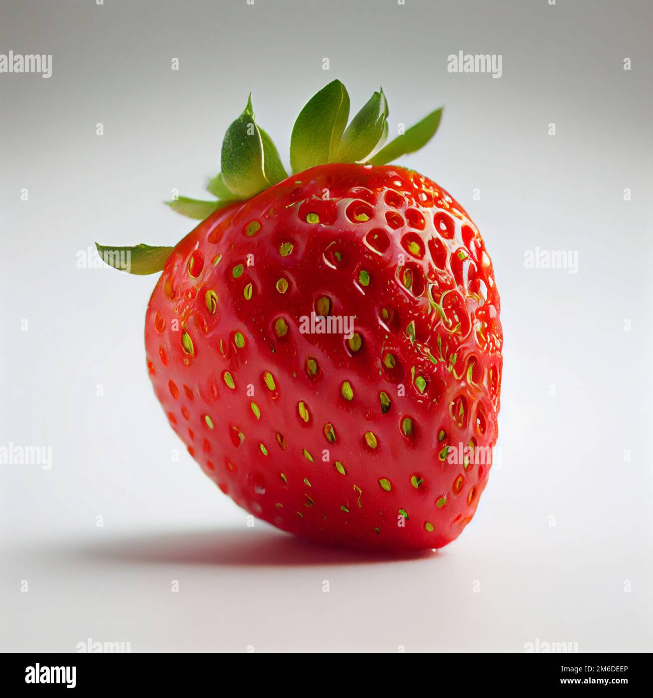 Strawberry fruit isolated on white background Stock Photo - Alamy